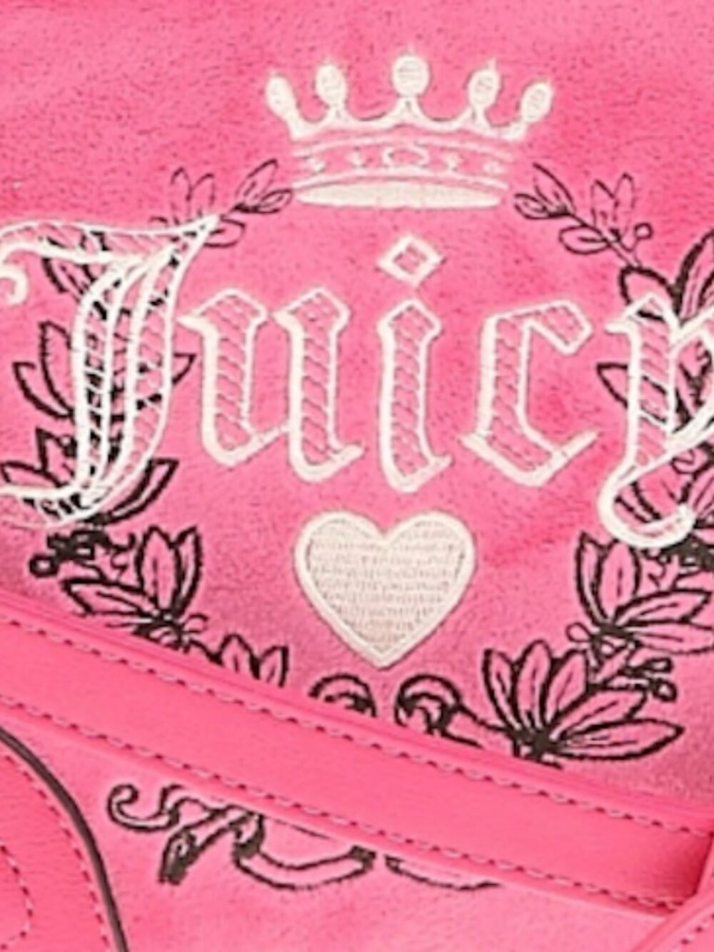 Juicy Couture Pink Flash "Heritage" Crossbody Bag NWT - Picture 3 of 9